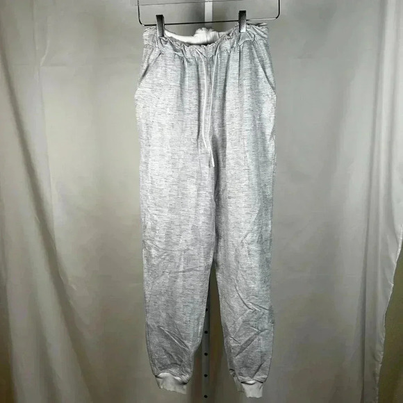 Lululemon Stretch High Rise Jogger Size 4 Women Linear Tempo Jacquard Silver Dro - Picture 2 of 8